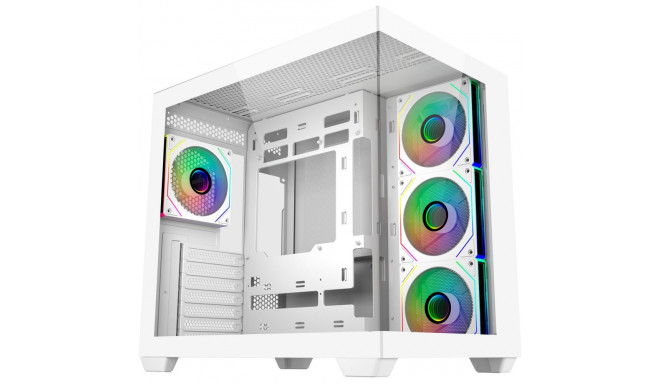 Elite 681  (weiß, Tempered Glass x 2)