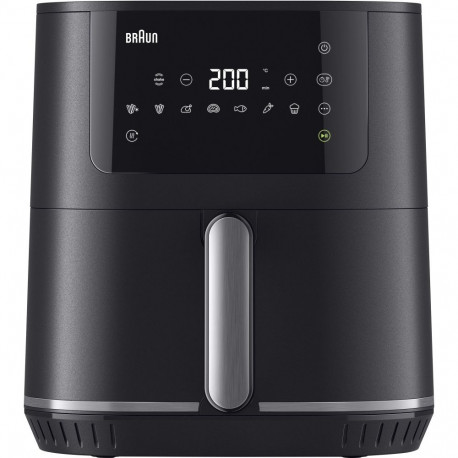 Braun Houshold hot air fryer MultiFry 5, HF 5034I (black, 1,700 watts, basket 6.0 liters)