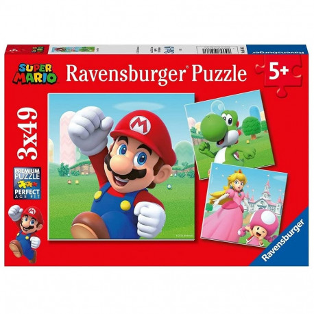 Ravensburger Puzzle Super Mario 3x49 - 05186