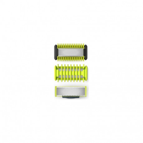OneBlade Face + Body Set QP620/50 (2 Klingen + Hautschutzaufsatz & Kammaufsatz)