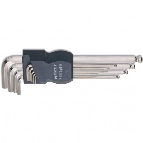 Hazet Allen key set 2105LG / 9H - 9-piece
