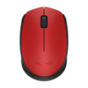 Logitech mouse M171 Wireless, punane