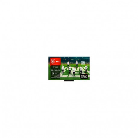 TCL teler 75Q8C Mini-LED 189.3cm (75Zoll) UltraHD/4K Google TV TCL-AI 144Hz paneel, must
