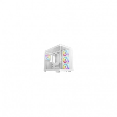 CG530U 4F WH (weiß, Gebogene Glasvitrine)