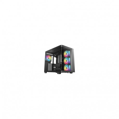 kaarjas klaasvitriin CG530U 4F, must