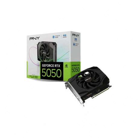 GeForce graafikakaart RTX 5050 ühe ventilaatoriga (DLSS 4, 3x DisplayPort, 1x HDMI 2.1)