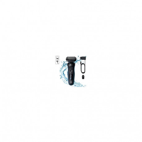 Braun Series 5 52-B1000s, shaver black/blue