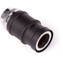 Alphacool ES quick release BLH1A PushIn Female IG, connection chrome/black (matt)