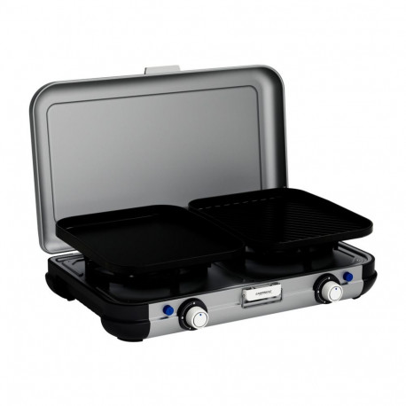 Camping Kitchen 2 Grill & Go Caravan, 30 mbar (grau/schwarz, 2x 2kW, Modell 2025)