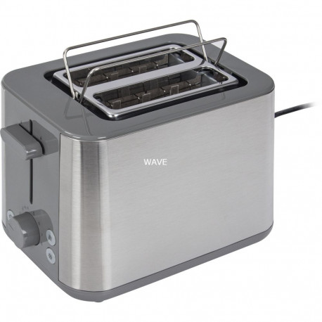 Toaster PurShine HT 1510 GY (edelstahl/grau, 900 Watt, für 2 Scheiben Toast)