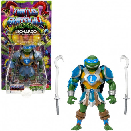 Masters of the Universe Origins figuur Turtles of Grayskull Leonardo