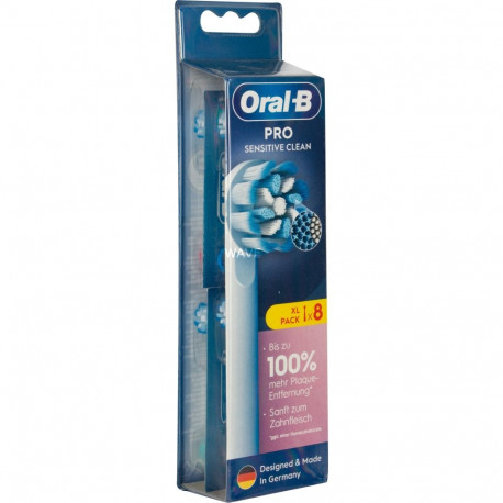 Oral-B Pro Sensitive Clean Aufsteckbürsten 8er-Pack (weiß)
