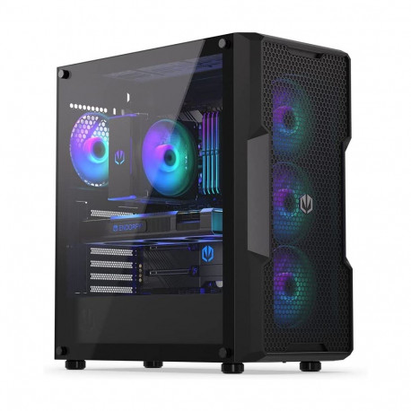 Regnum PC korpus 400 ARGB karastatud klaasiga, must