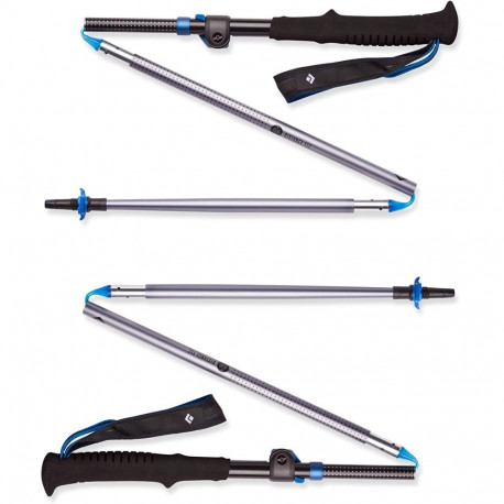 Trekkingstöcke Distance FLZ (grau, 1 Paar, 125-140 cm)