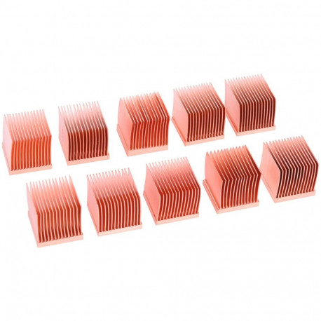 GPU RAM Copper Heatsinks 14x14mm (kupfer, 10 Stück)