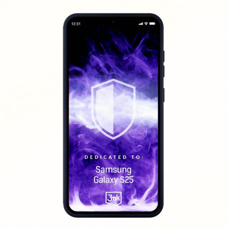 3mk Smoke MagCase for Samsung Galaxy S25 - Black