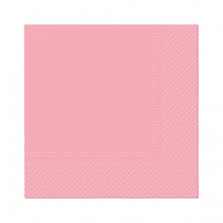 NAPKINS PAPER UNICOLO ROSA 33X33CM 20PCS