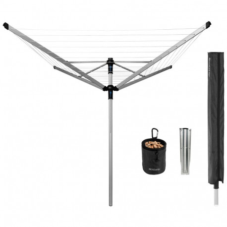 Brabantia pesukuivatusrest L-O-M Ad. 60m m.stip+p+s, metallikhall