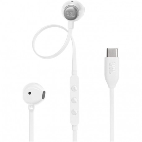Wire earphones USB C JBL 305C white
