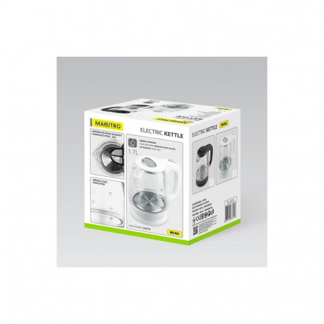 Electric Kettle - Maestro MR-063-WHITE 1.7L 2200W Glass White