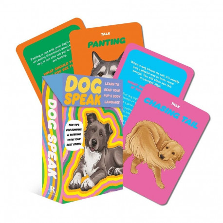Pet Training Card - Dog Speak kortos 24 Cards 12x9x2 cm 150 g