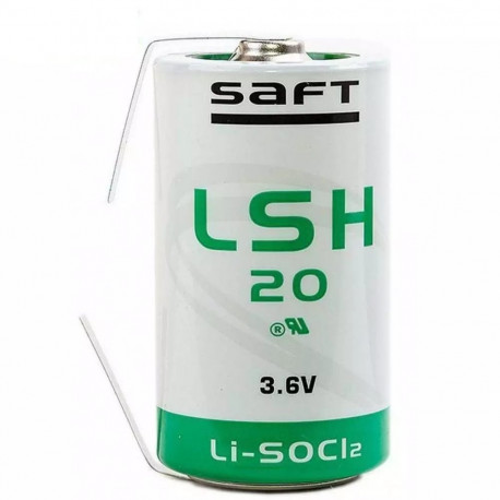 Battery - Saft Lsh20 U-lötfahne Er-d 3.6v 13000mah Lithium 1 pc.