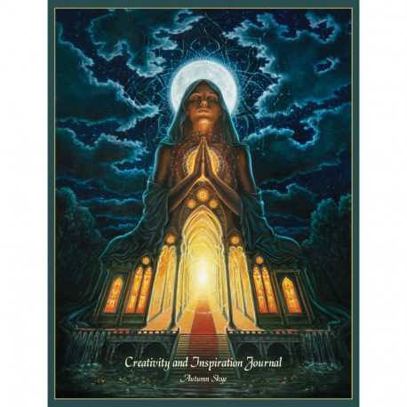 Creativity And Inspiration Notebook Autumn Skye Blue Angel