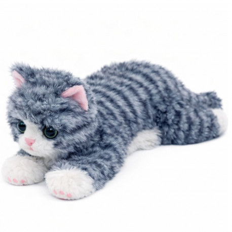 Pehme hall lamav kaisuloom kassipoeg 38 cm