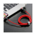 Baseus Cafule USB Lightning cable 2.4A 1m (black + red)