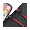 Baseus Cafule USB Lightning cable 2.4A 1m (black + red)