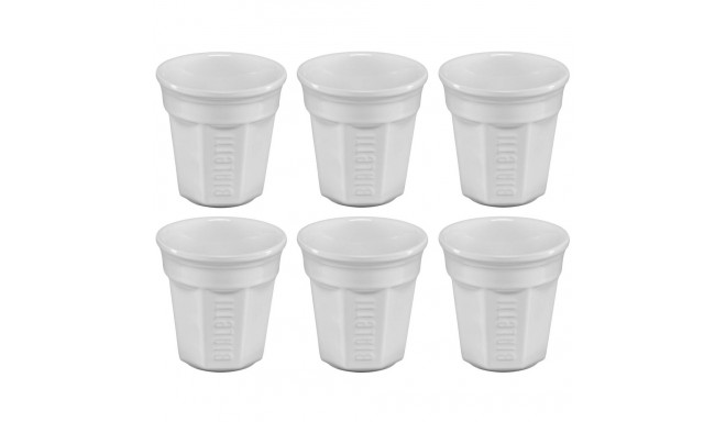 Bialetti Espresso cup Set white 6-pcs.