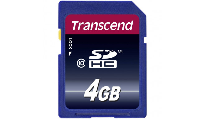 Transcend SDHC               4GB Class 10