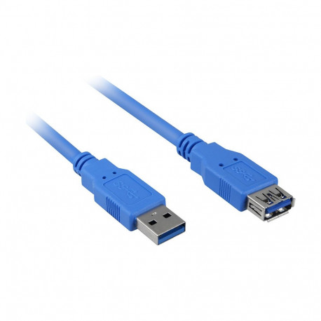 "Kabel USB 3.0 Verlängerung 3.0m blau"