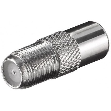 Goobay antenniadapter F-pesa - koaksiaalpistik