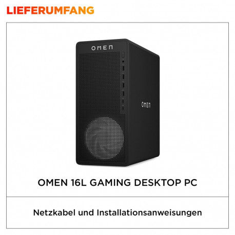 "HP OMEN 16L TG03-0450ng Gaming Desktop R5-8400F 16GB/512GB SSD RTX 5060 nOS"