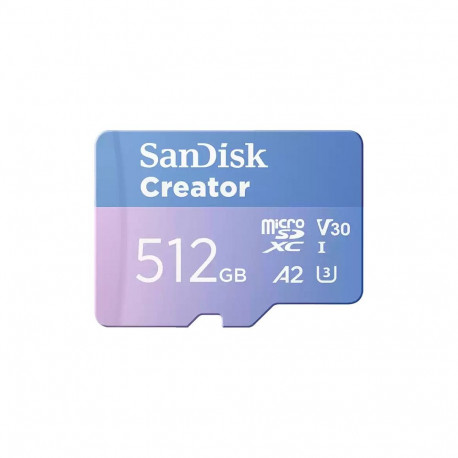 Sandisk Creator MicroSD 512GB mälukaart
