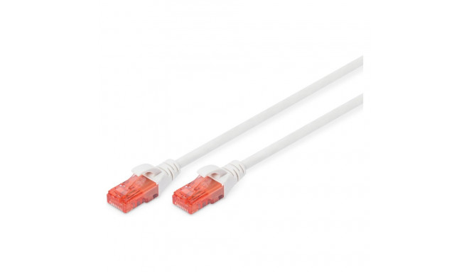 "DIGITUS CAT 6 U/UTP Patchkabel - LSZH, 1m, weiß"