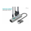 i-tec USB-C 7-pordiline laadimisjaotur