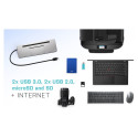 D i-tec USB-C 3x LCD dokkimisjaam PD85W