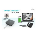 D I-TEC USB-C HDMI+2X DP laadija