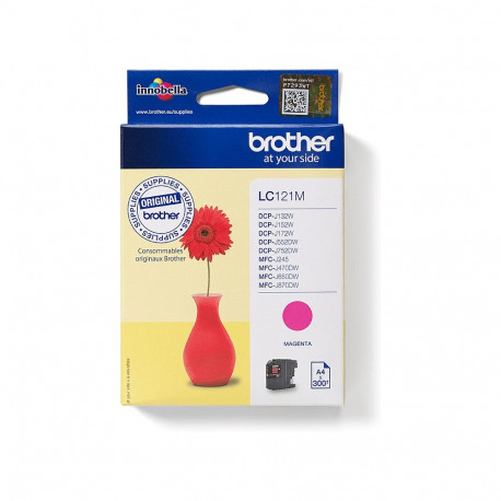 "Brother Tinte LC-121M MFC-J470DW J870DW. DCP-J752DW"