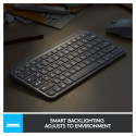 "NL Logitech MX Keys Mini Wireless Keyboard Dark Grey USL"