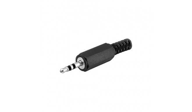 2.5mm stereo plug, plastic version with cable protector