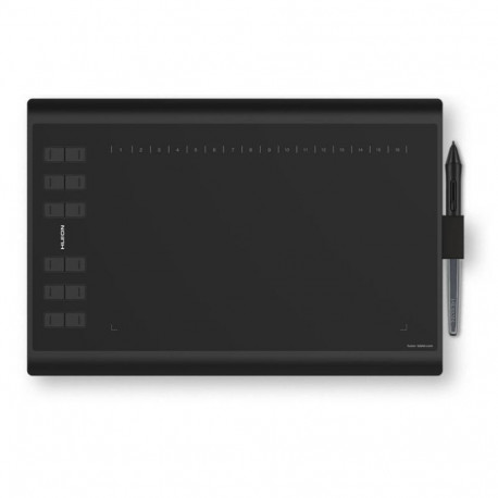 HUION H1060P graafikalaud 5080 lpi 250 x 160 mm USB must