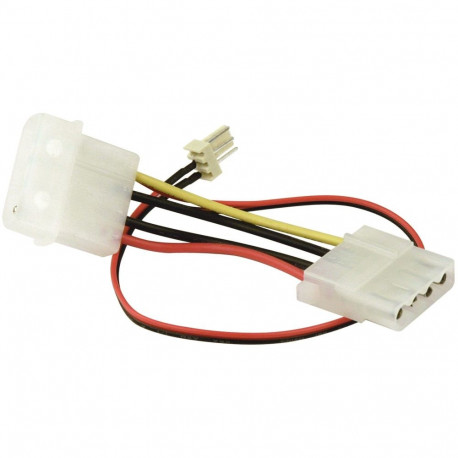 Adapter 3-Pin -> 4-Pin (schwarz/rot)