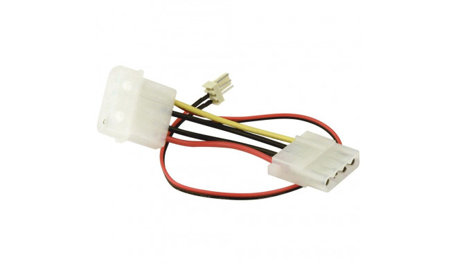 Adapter 3-Pin -> 4-Pin (schwarz/rot)