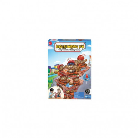 Games Beaver Building Fun Game for Family Nights, Game Nights, Travel &amp; Camping for 2-4 Play