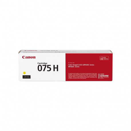 Toner Cartridge - Canon 075H High-Capacity 2500-4400 Pages Yellow
