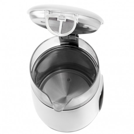 Electric Kettle - ADLER AD 1305 1.7L Adjustable Thermostat 40-100°C Silver/White