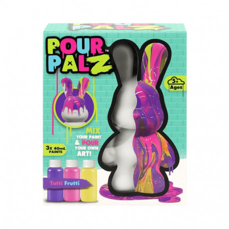 Pour Palz DIY Paint Bunny Tutti Frutti